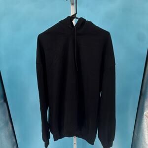 Men’s Black Goosebumps Graphic Pullover Hoodie Sweatshirt Long Sleeve Size XL